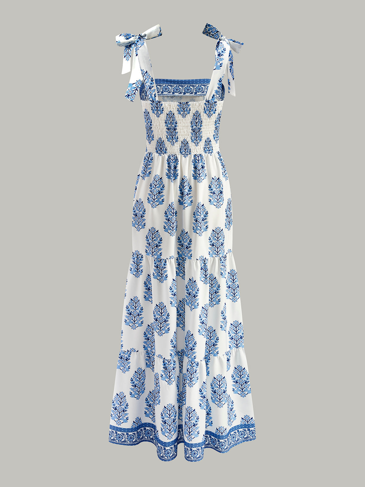 Floral Print Tie-Strap Dress