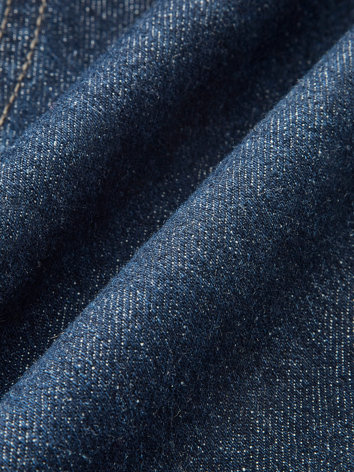 Jean en coton taille mi-haute à jambes larges 