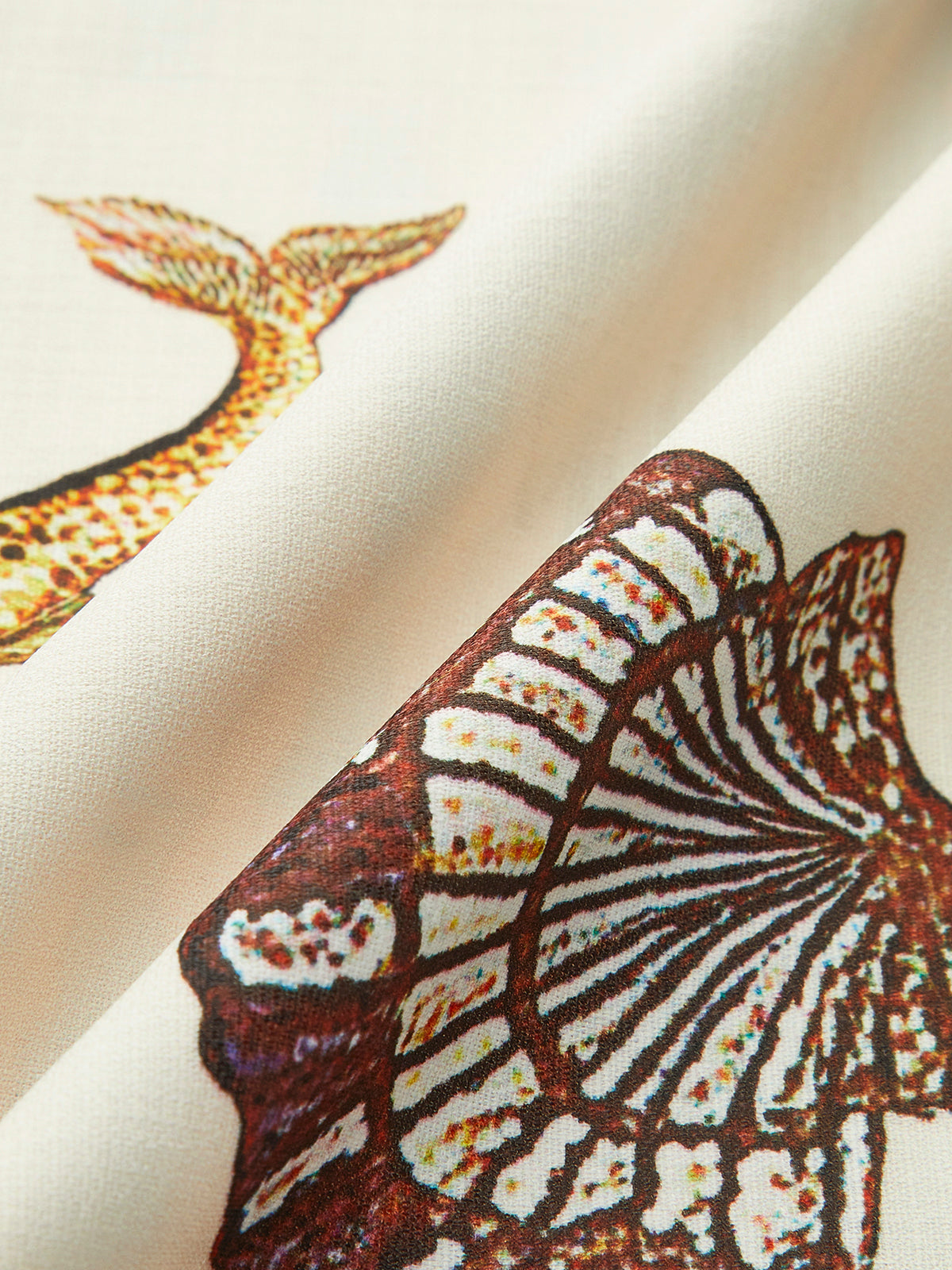 Ensemble chemise imprimée et pantalon à cordon 