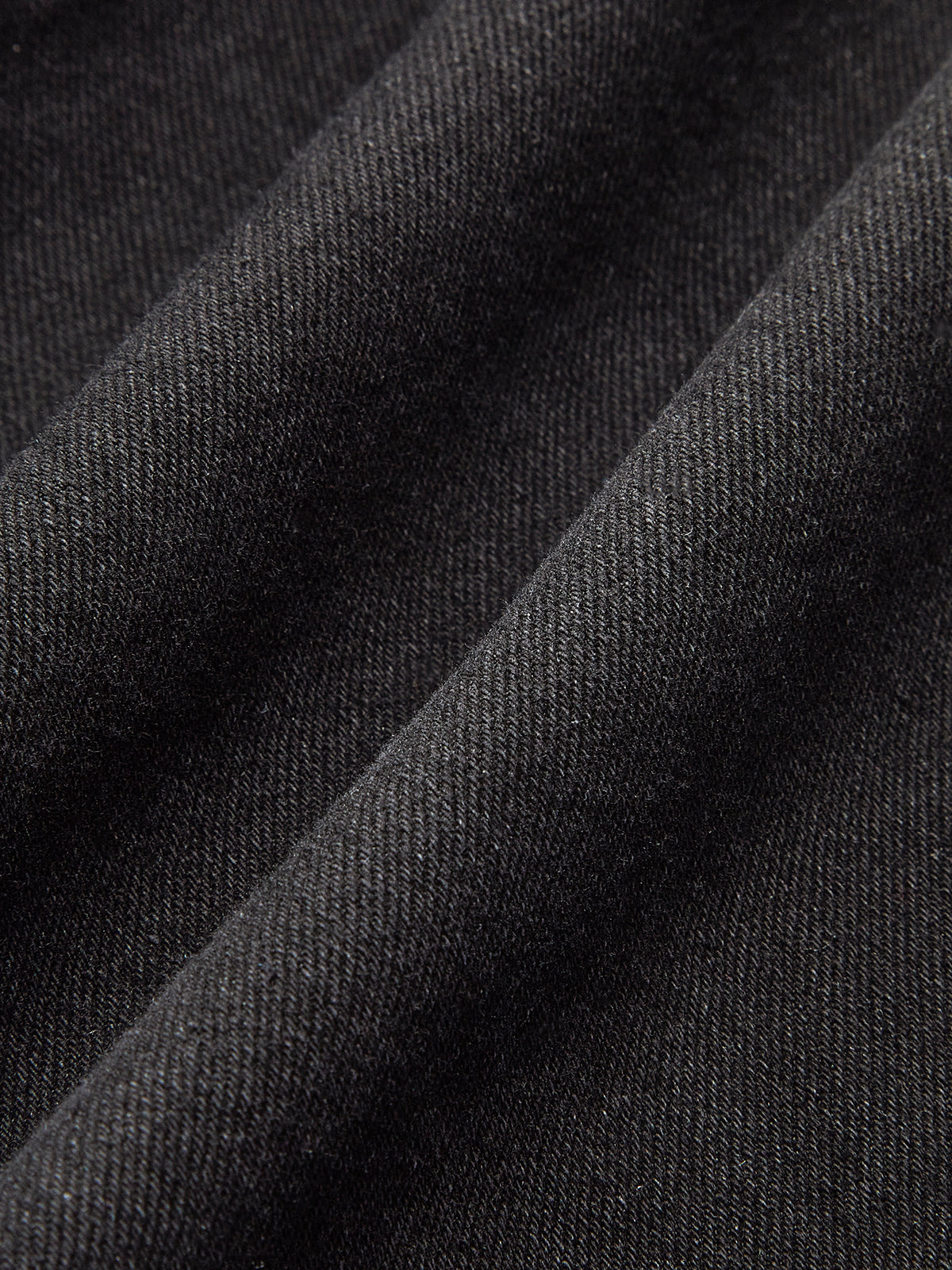 Pantalon en denim taille mi-haute à blocs de couleur 