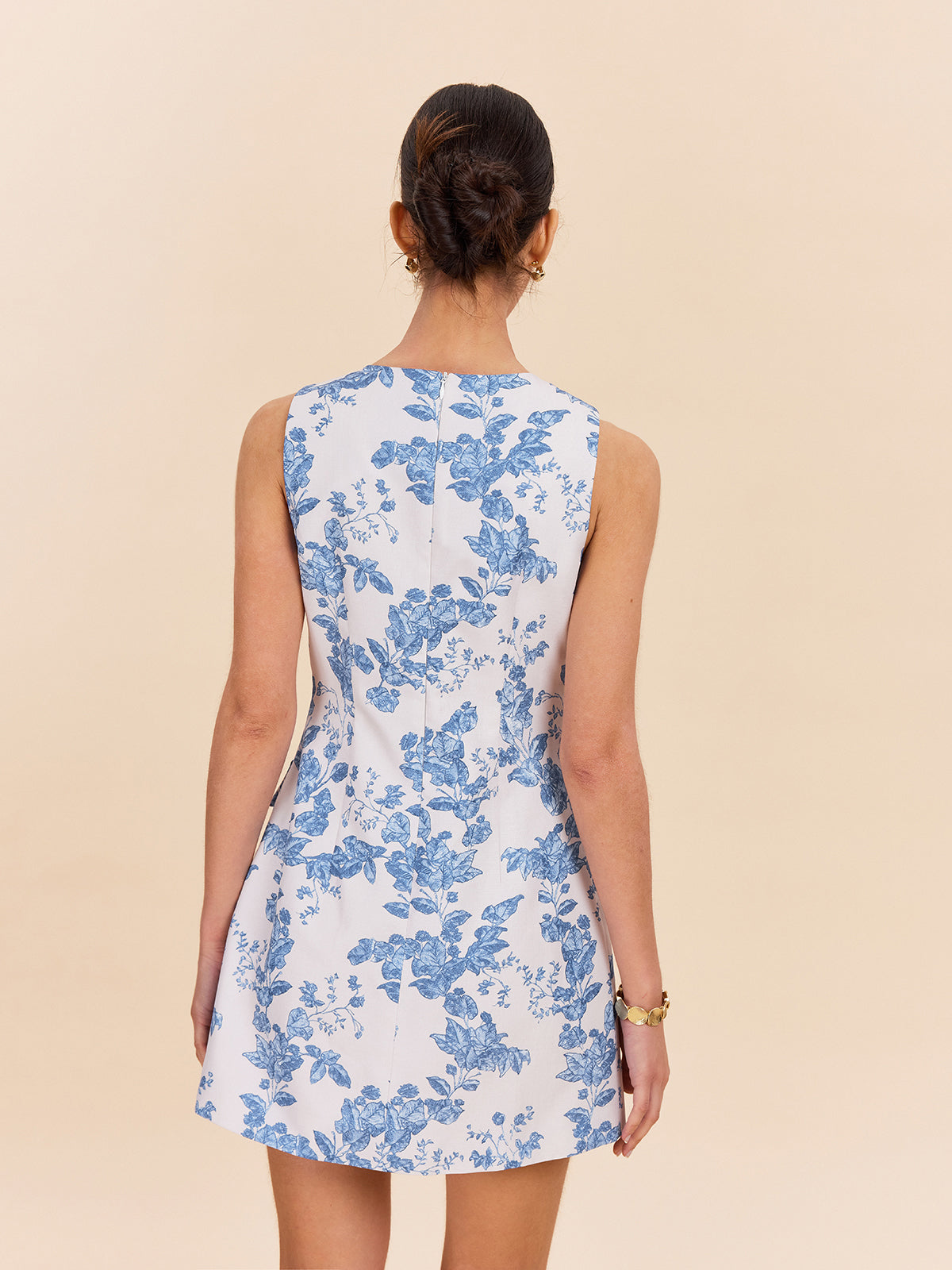 Robe à poches et imprimé floral 