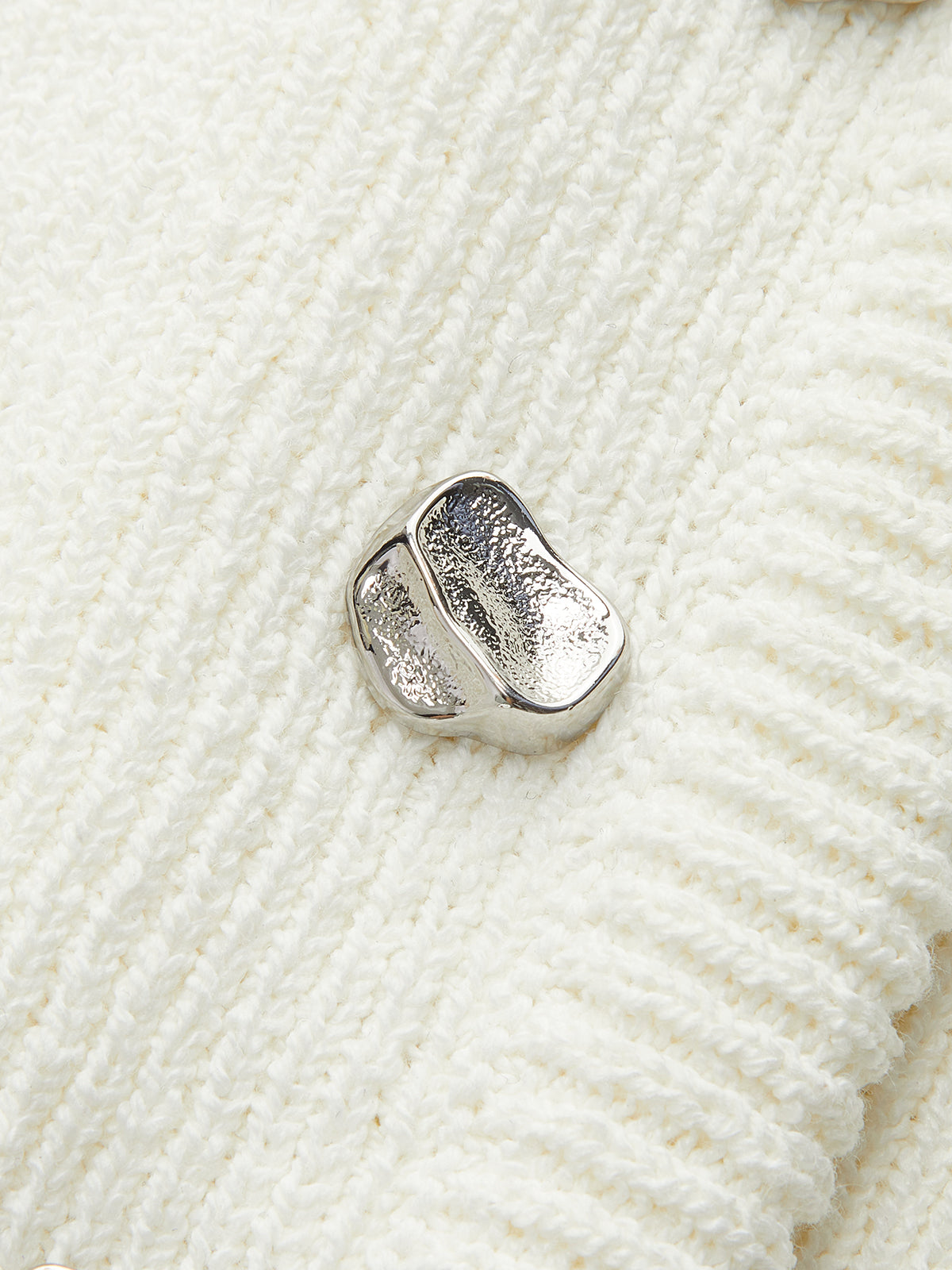 Strickweste mit Knopfleiste 