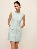 Kleid mit Knopfleiste und Taschen