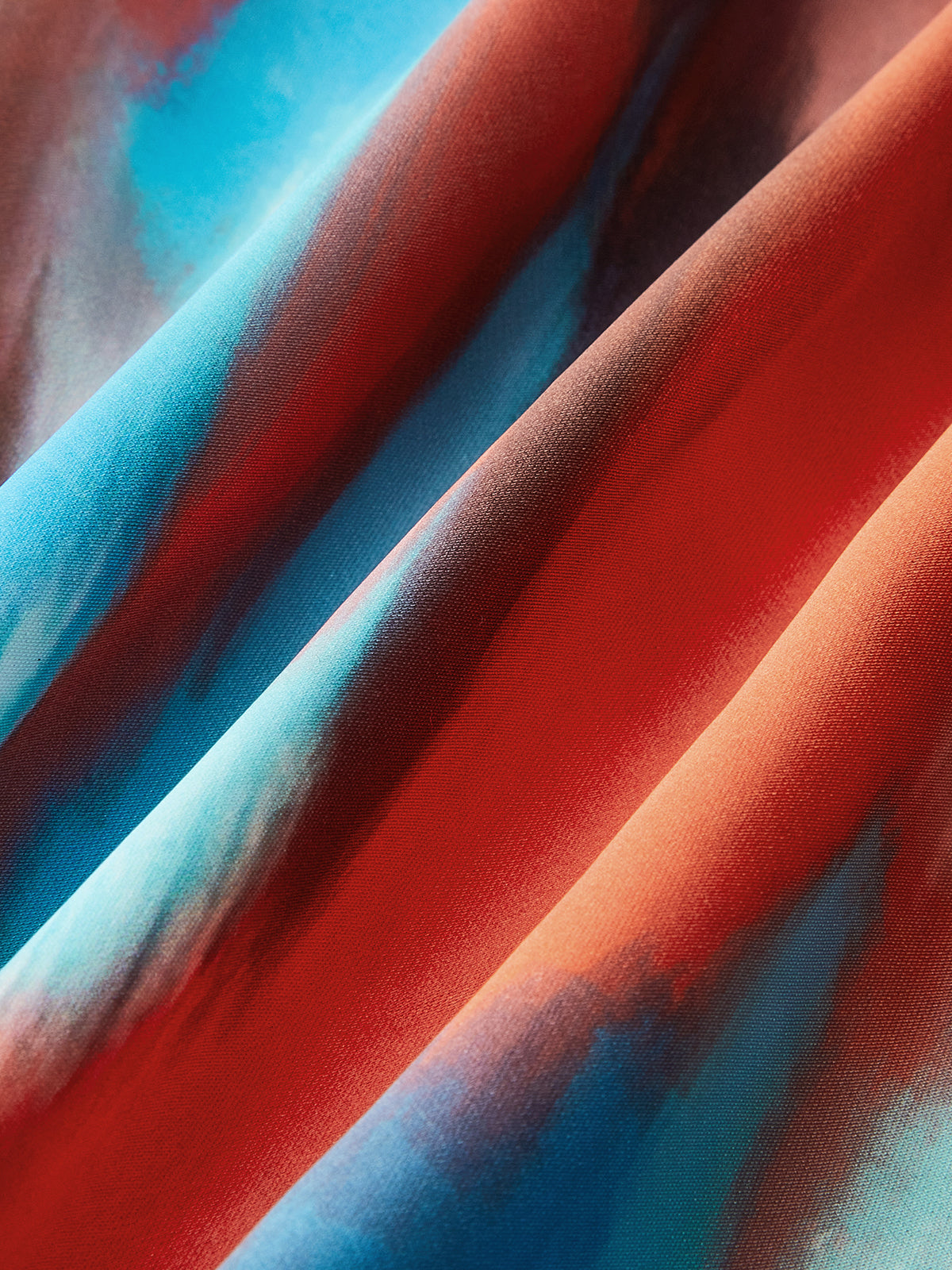 Robe longue dos nu asymétrique multicolore