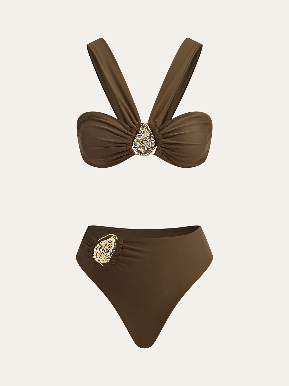 Bikini-Set mit Metallverzierung