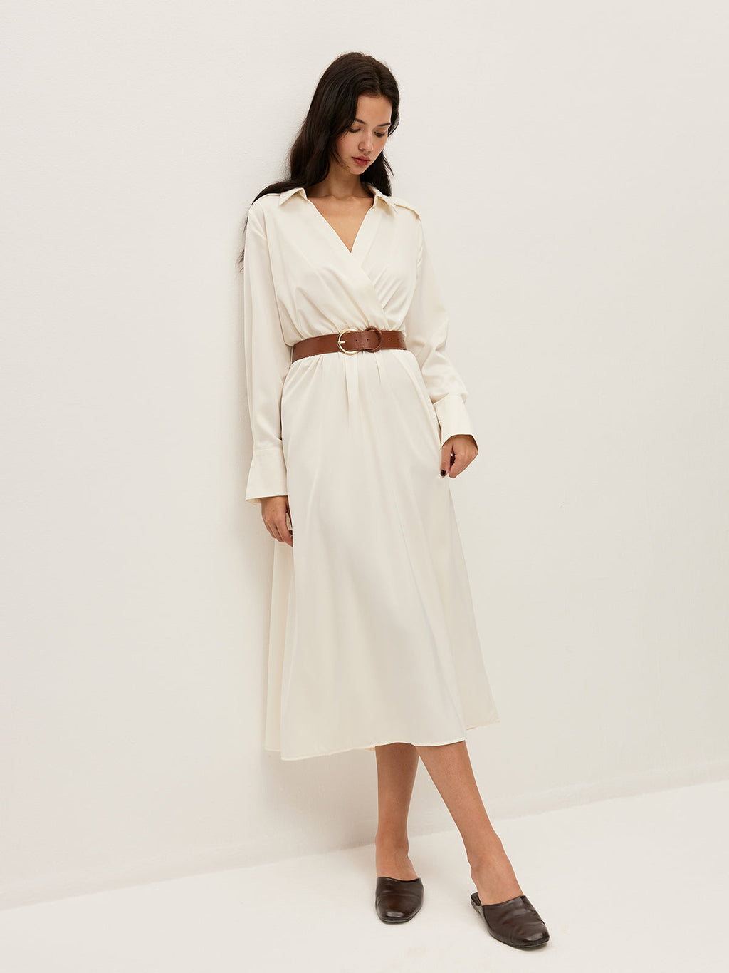 Gürtel Wickelkleid