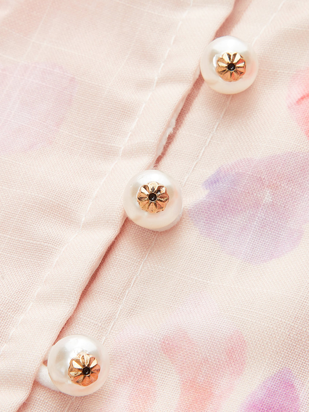 Watercolor Floral Belted Shorts Set