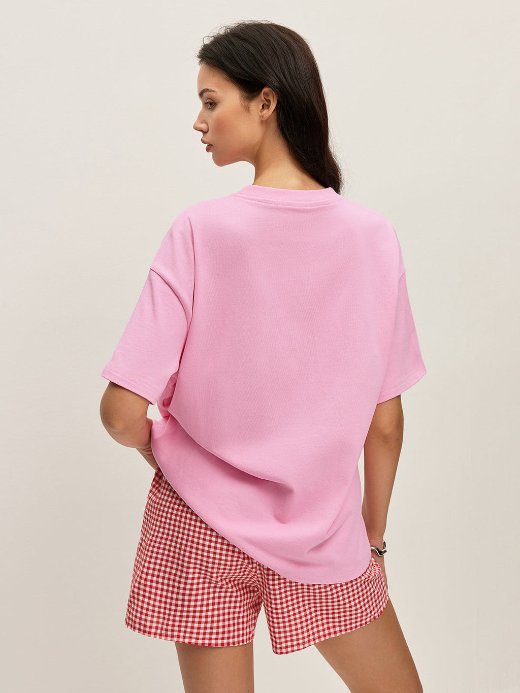 Cotton Floral Graphic Oversized T-Shirt