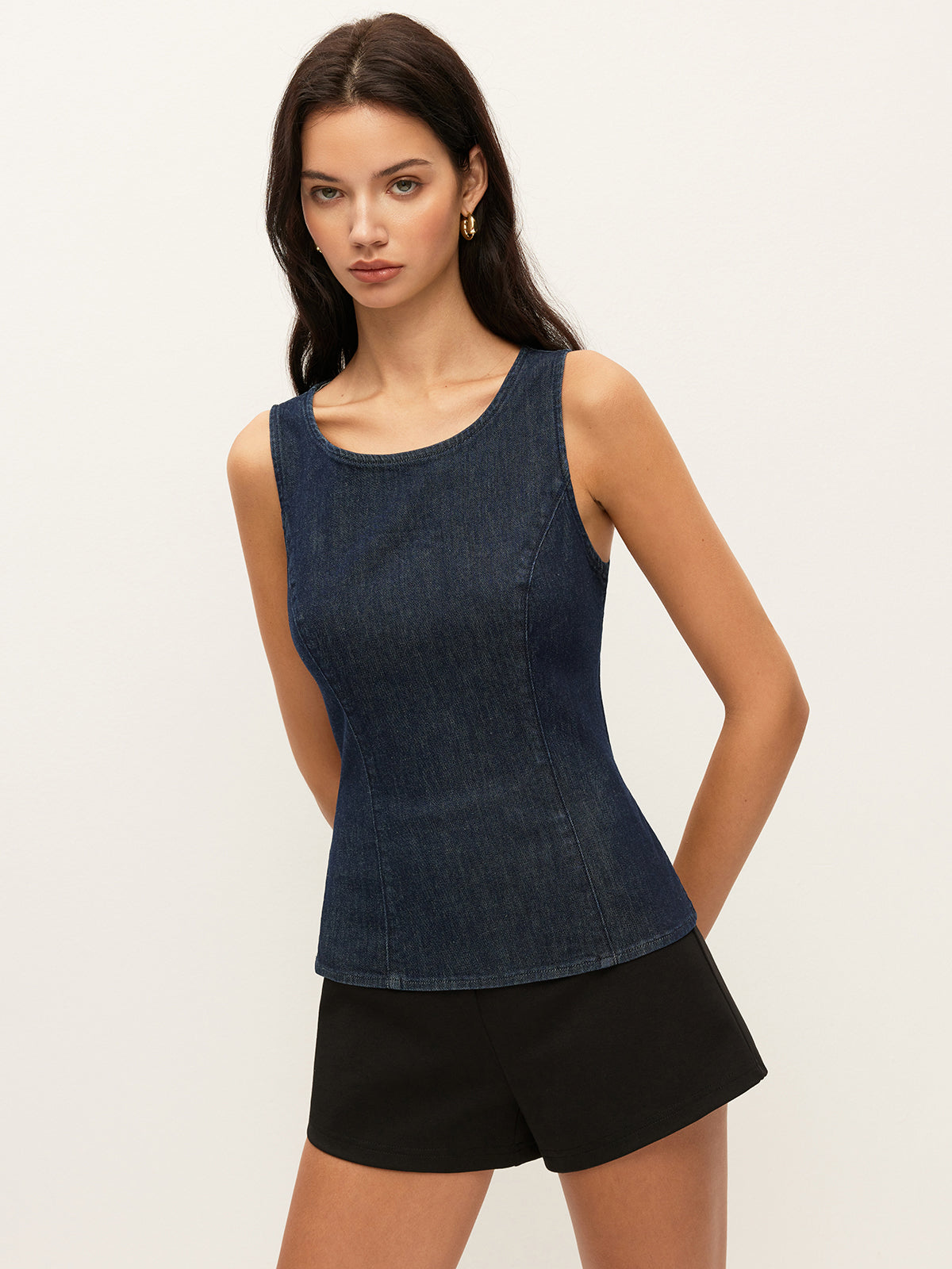 Jeans-Top zum Binden