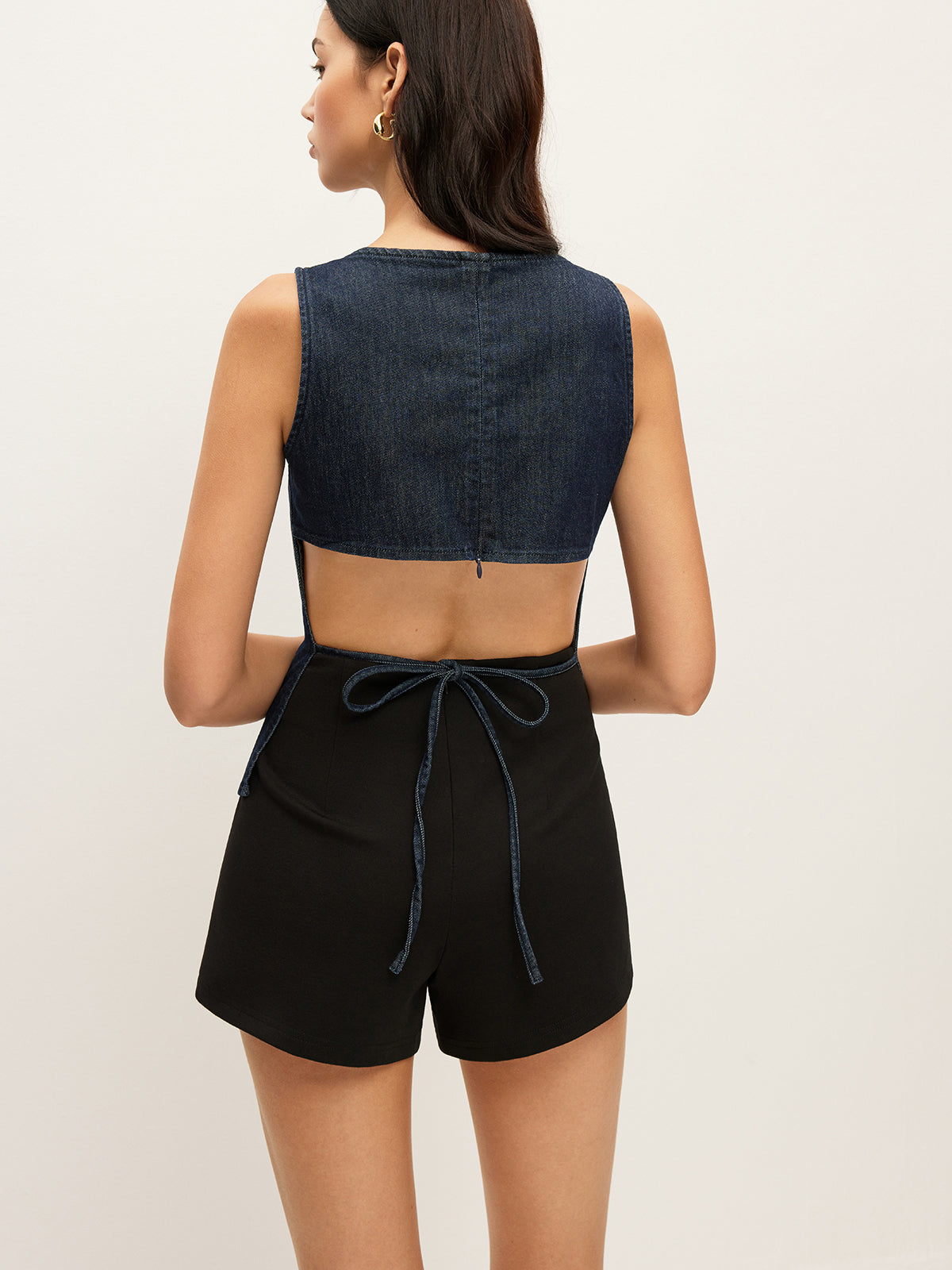 Jeans-Top zum Binden