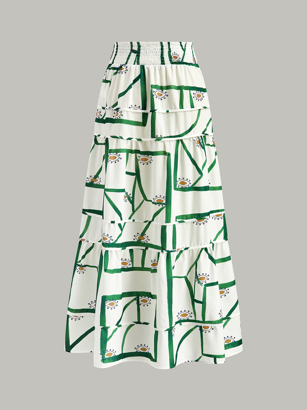 Front Tie Cami Top With Tiered Skirt Set