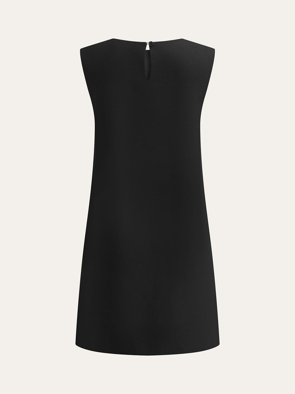 Ärmelloses Minikleid mit Metalldekor