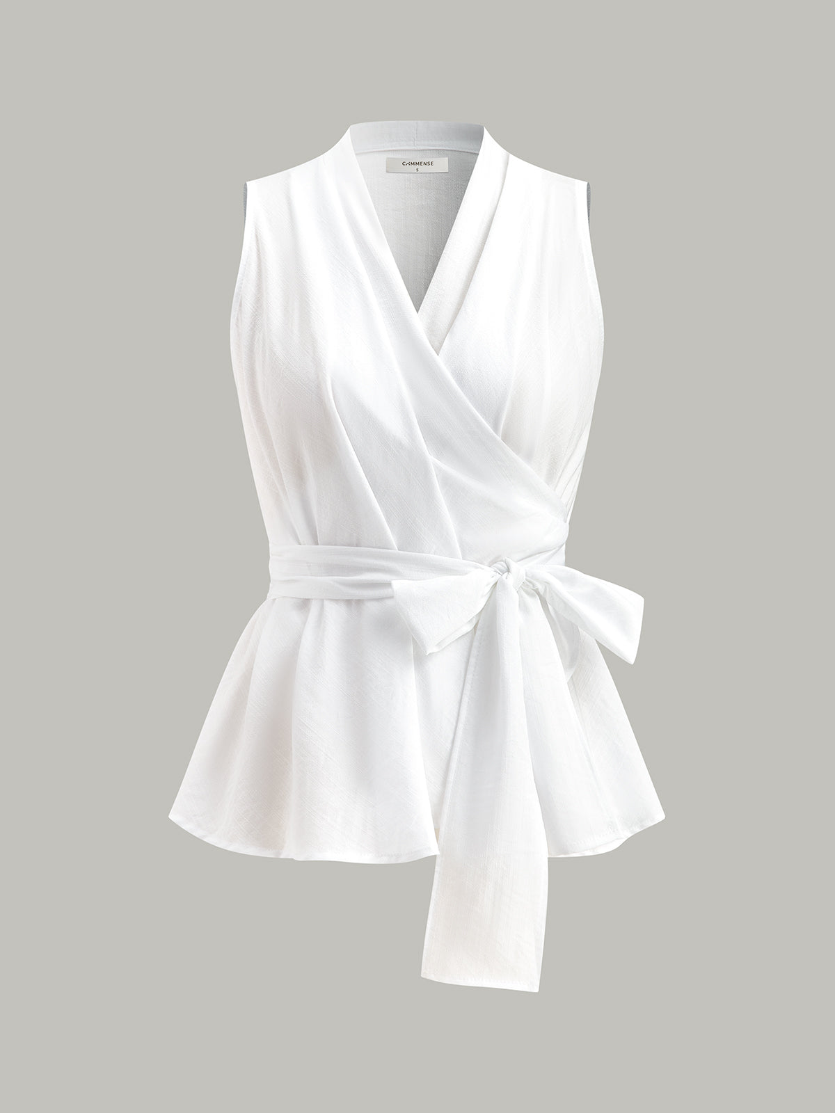 Haut péplum à nouer 