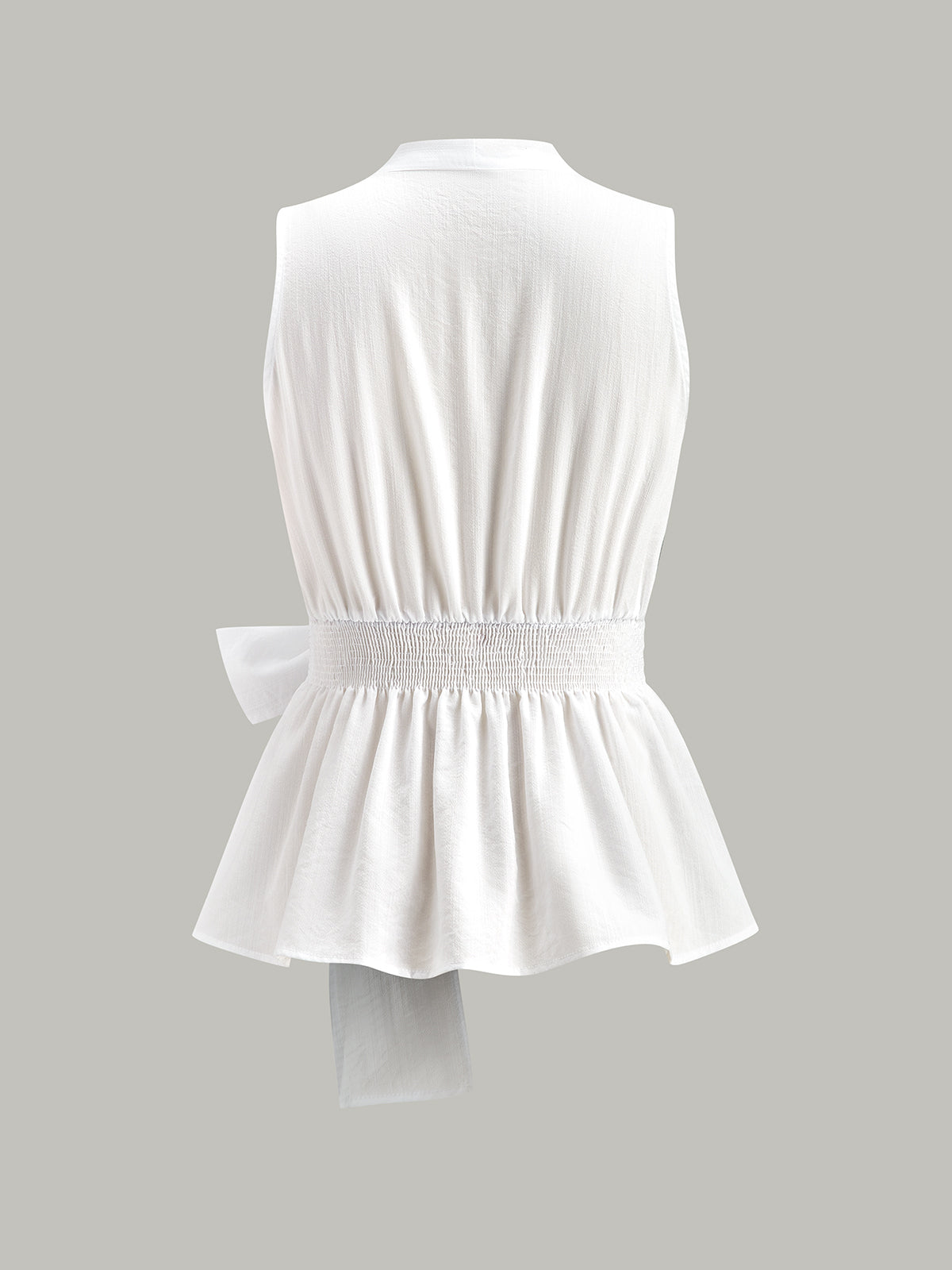 Haut péplum à nouer 