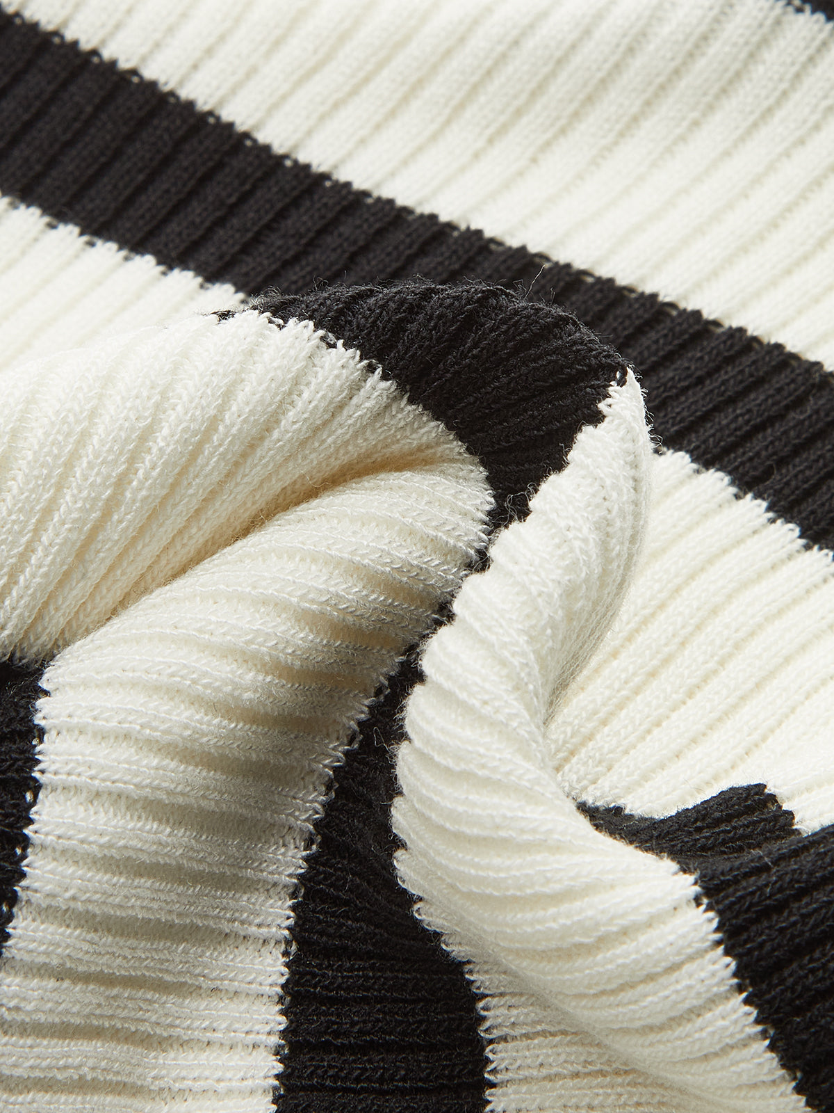 Striped Knit Halter Crop Top