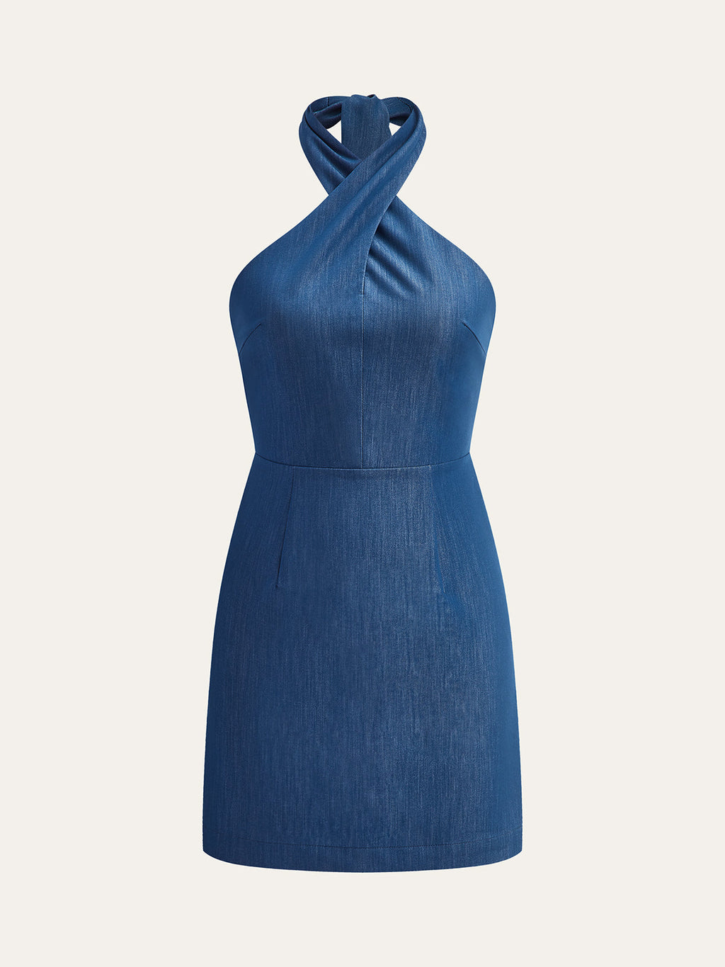 Mini-robe à col bénitier