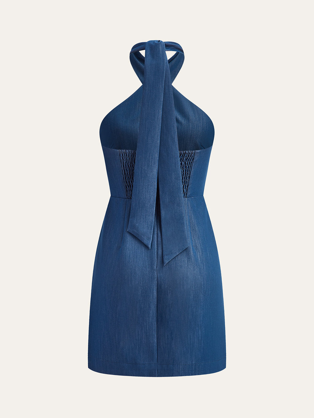 Mini-robe à col bénitier