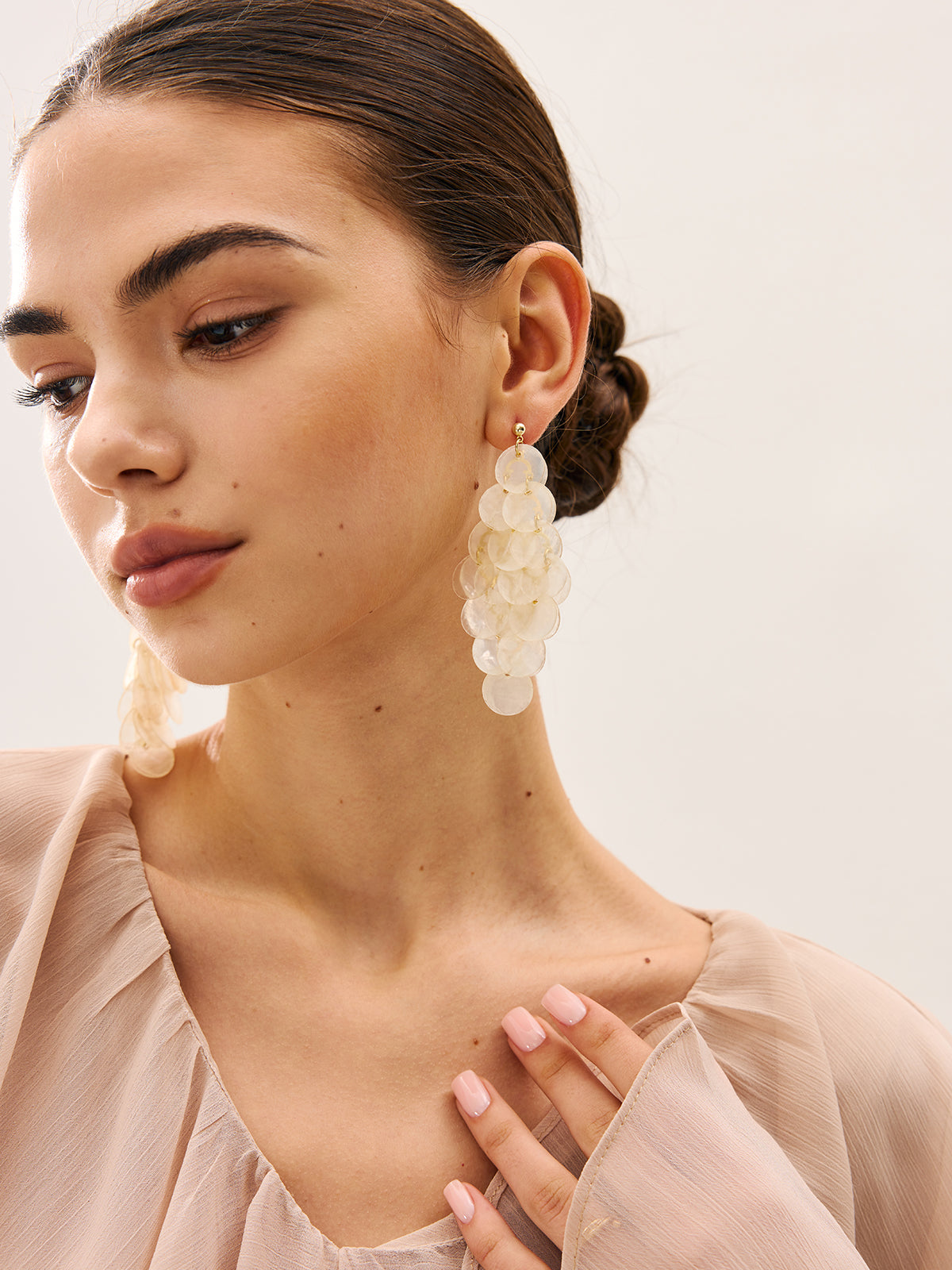 Shell Chandelier Earrings