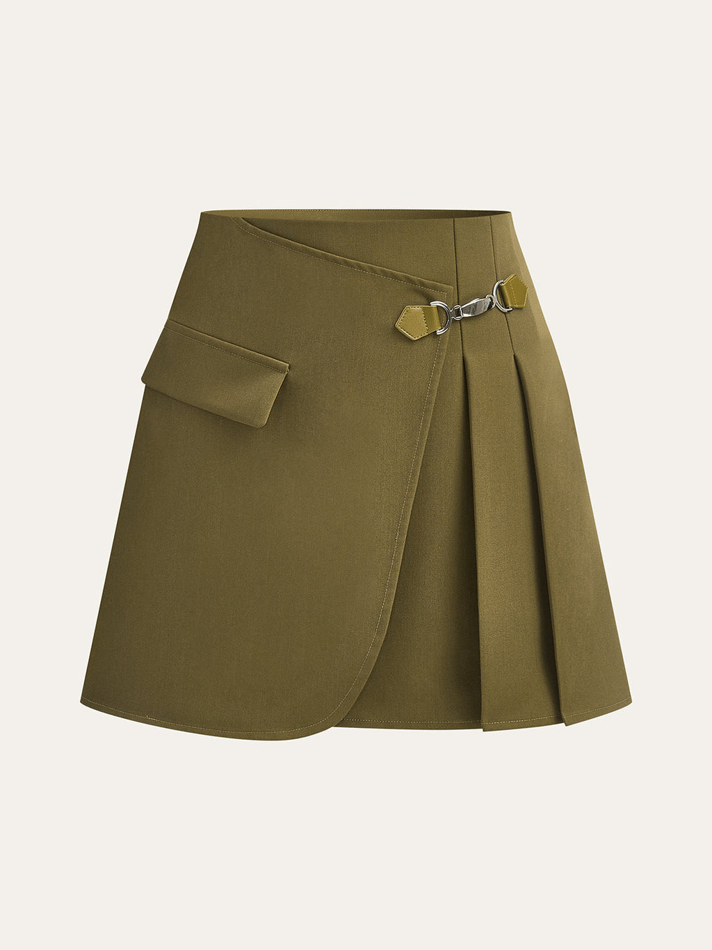 Faltenrock mit Taschen zum Wickeln