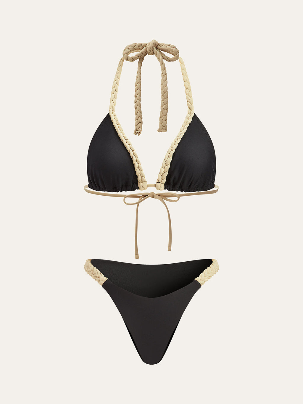 Ensemble de bikini à brides tressées