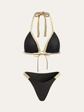 Ensemble de bikini à brides tressées