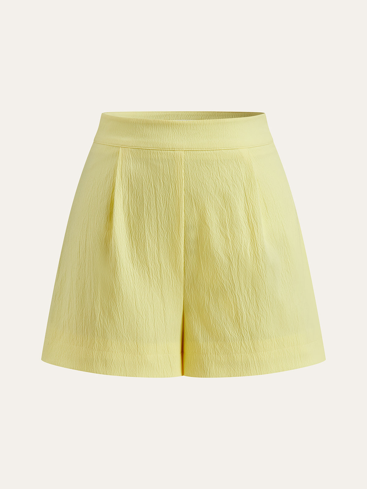 Halter Neck Asymmetric Hem Shorts Set