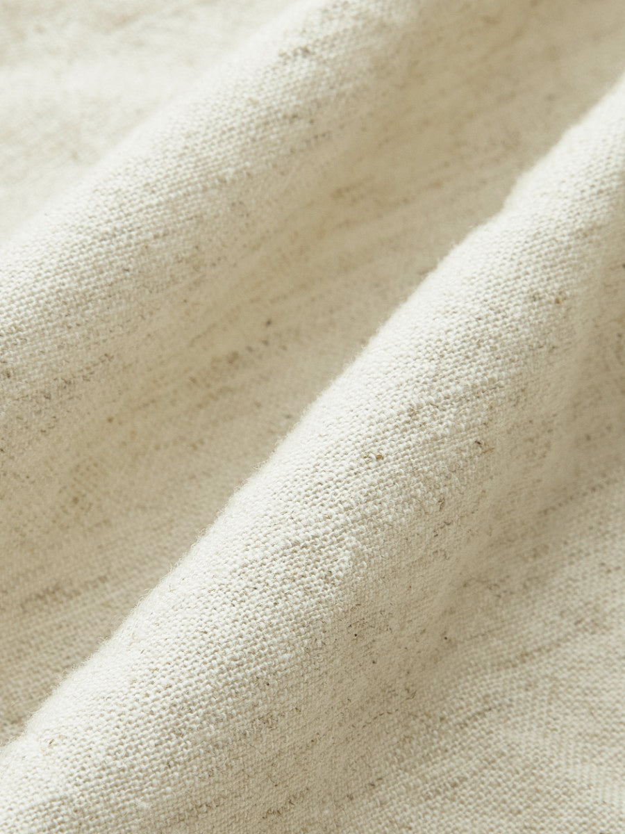 Haut à manches kimono en coton et lin 