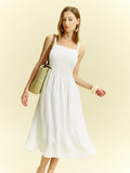 Robe midi plissée