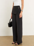 Asymmetrische Taillenhose