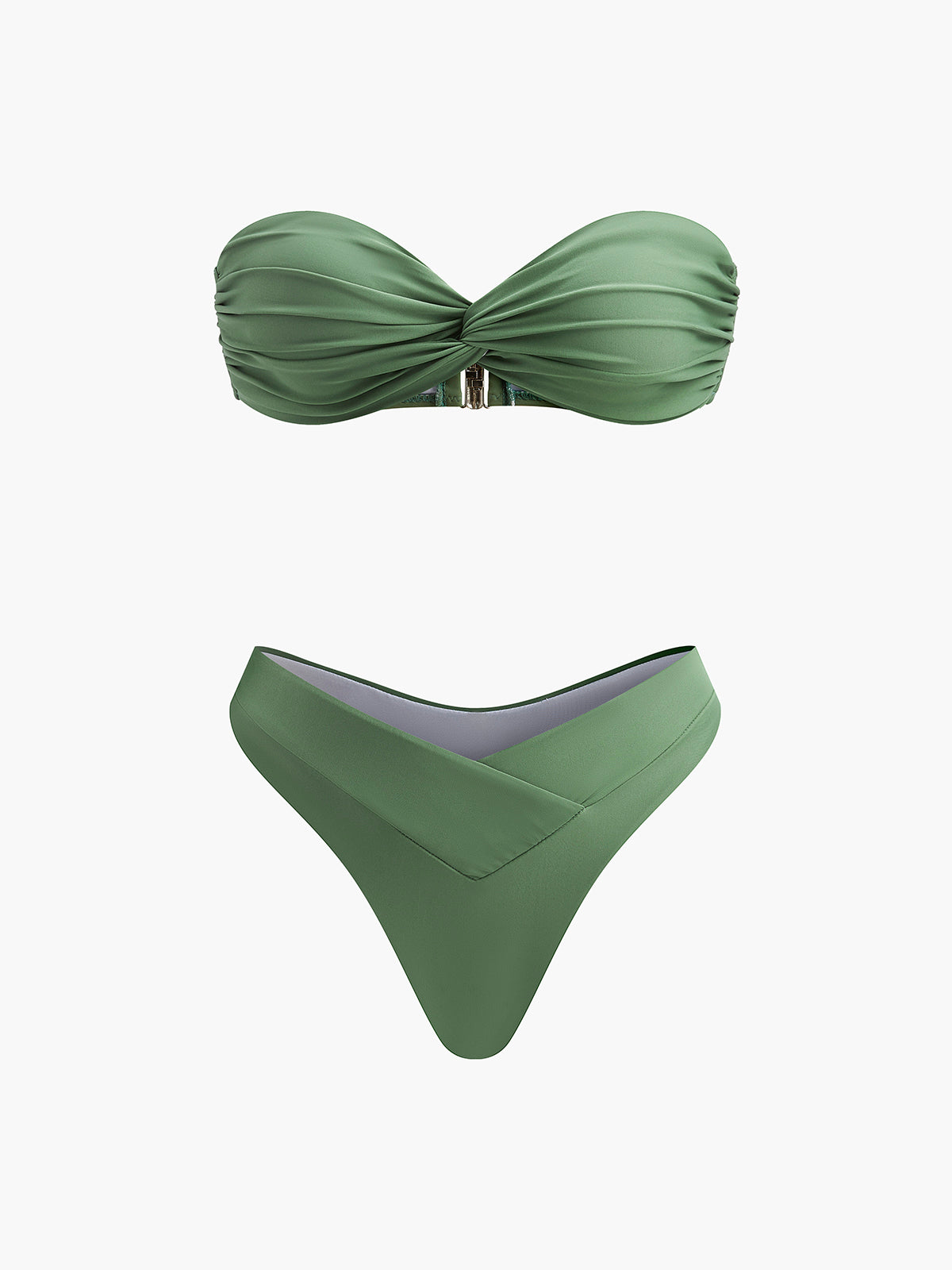 Twist Bandeau Bikini-Set 