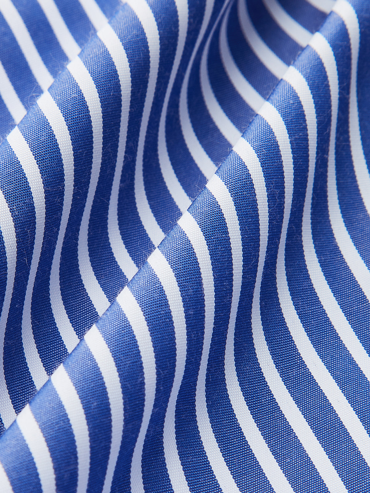 Striped Asymmetric Draped Blouse