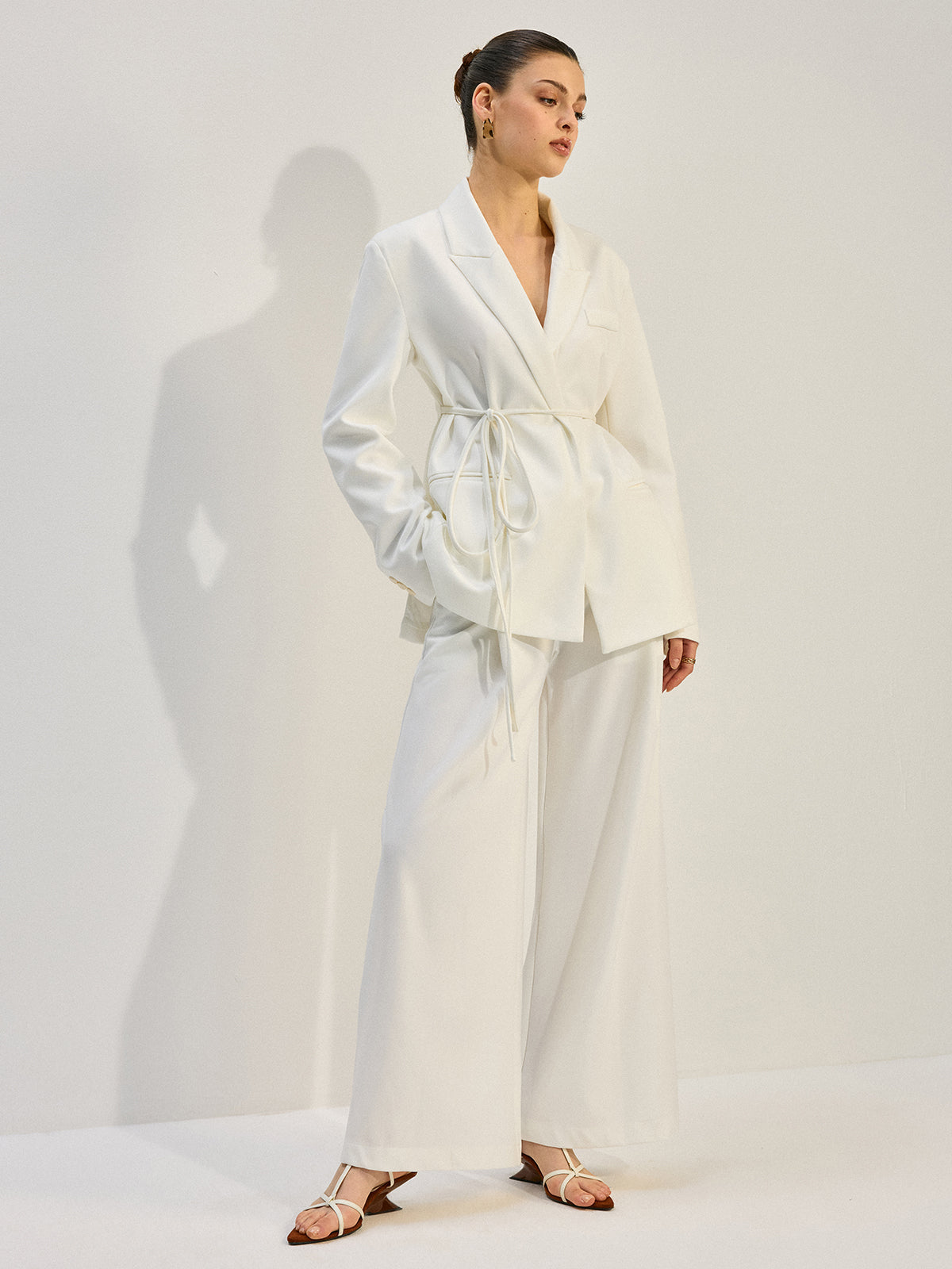 Oversized Belted Blazer