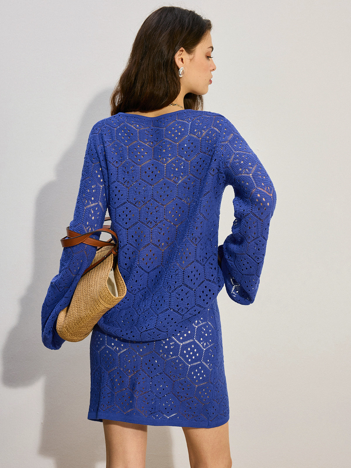 Ensemble pull en maille oversize 