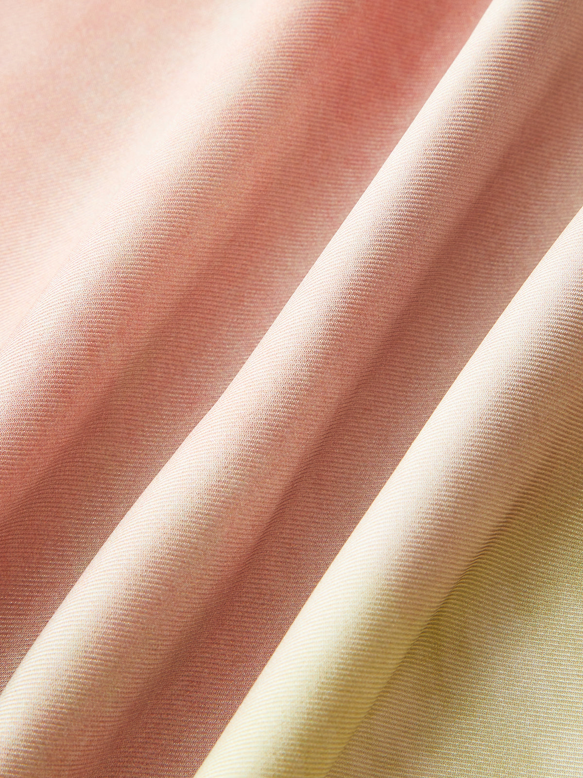 Short-Sleeve Color Gradient Maxi Dress With Cinched Waist