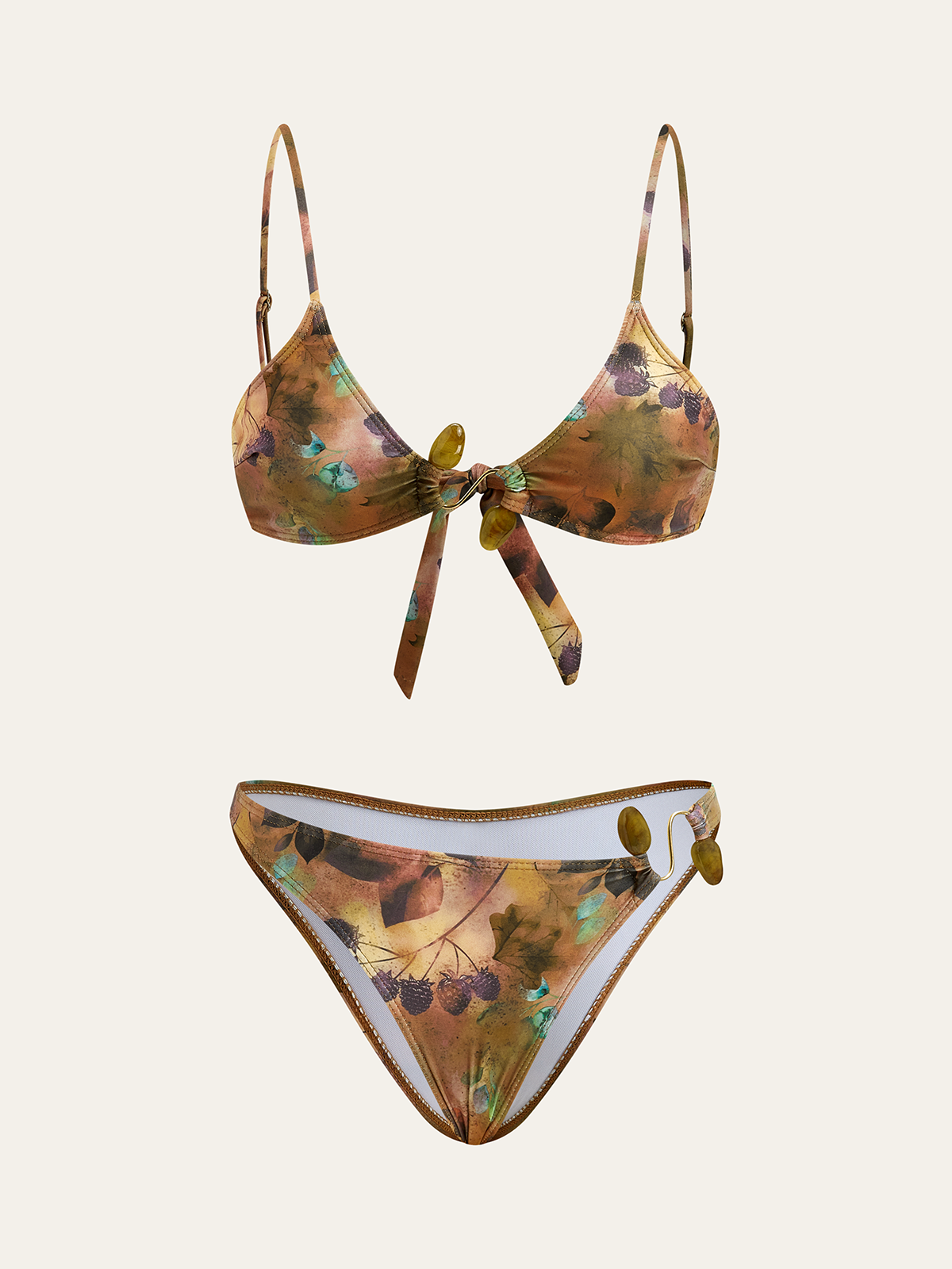 Bikini-Set mit Blumenmuster 
