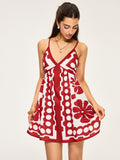 Blumenkleid mit Spaghettiträgern