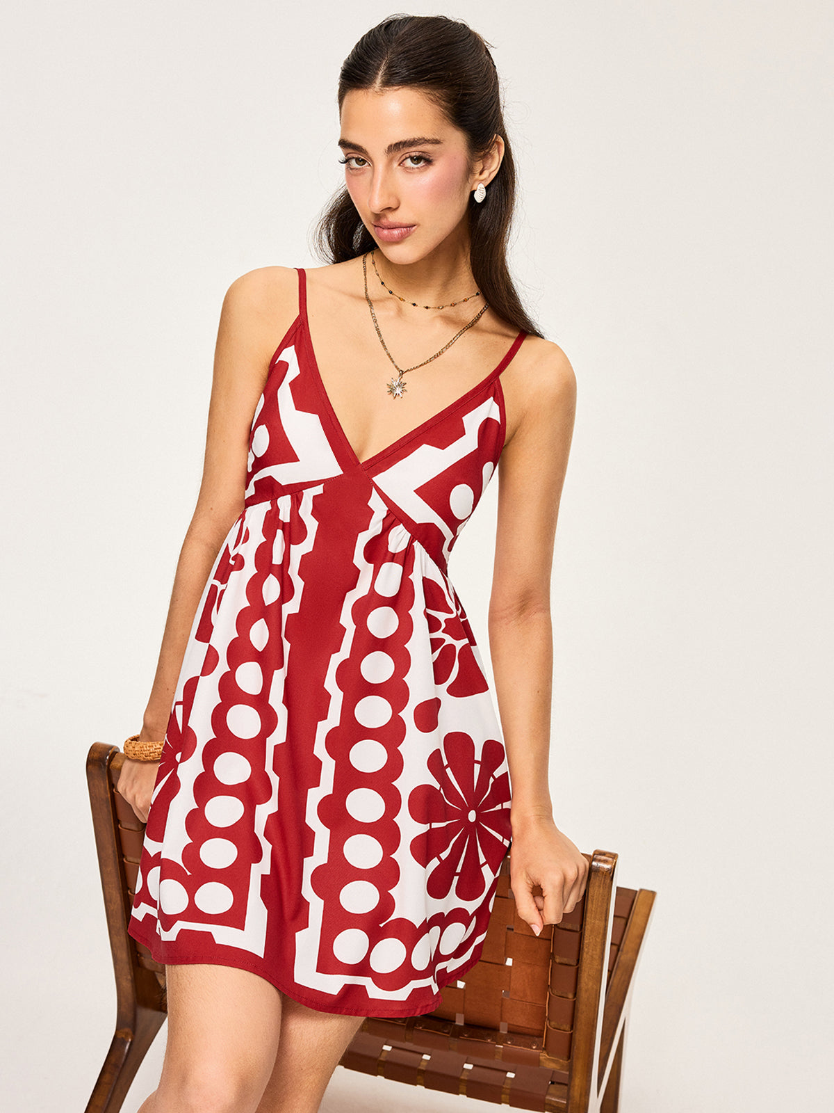 Blumenkleid mit Spaghettiträgern