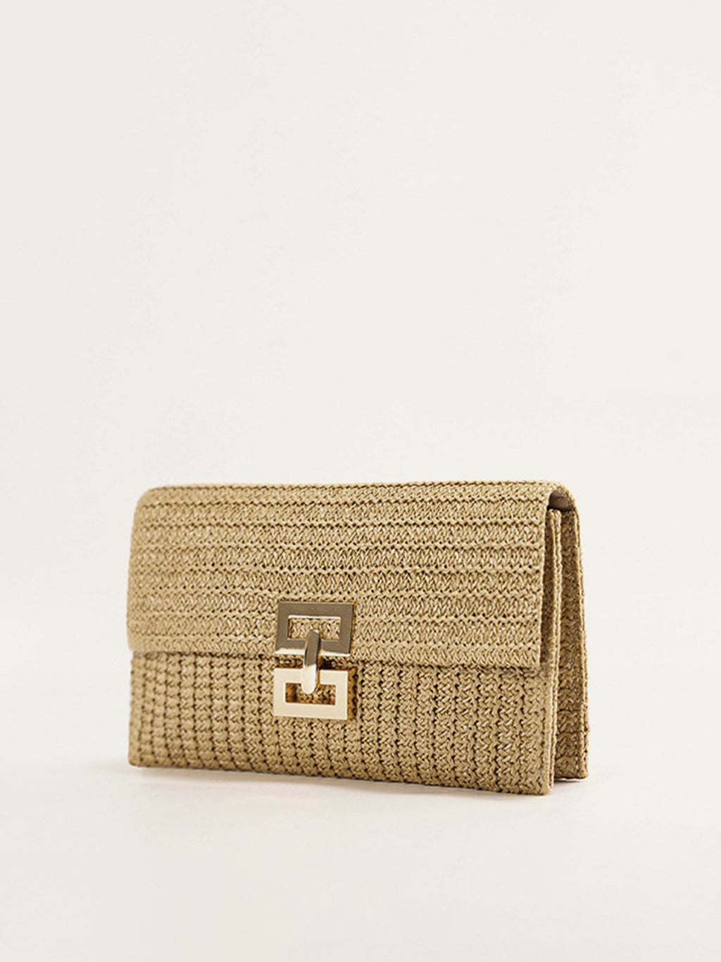 Sac à bandoulière à rabat avec chaîne tressée