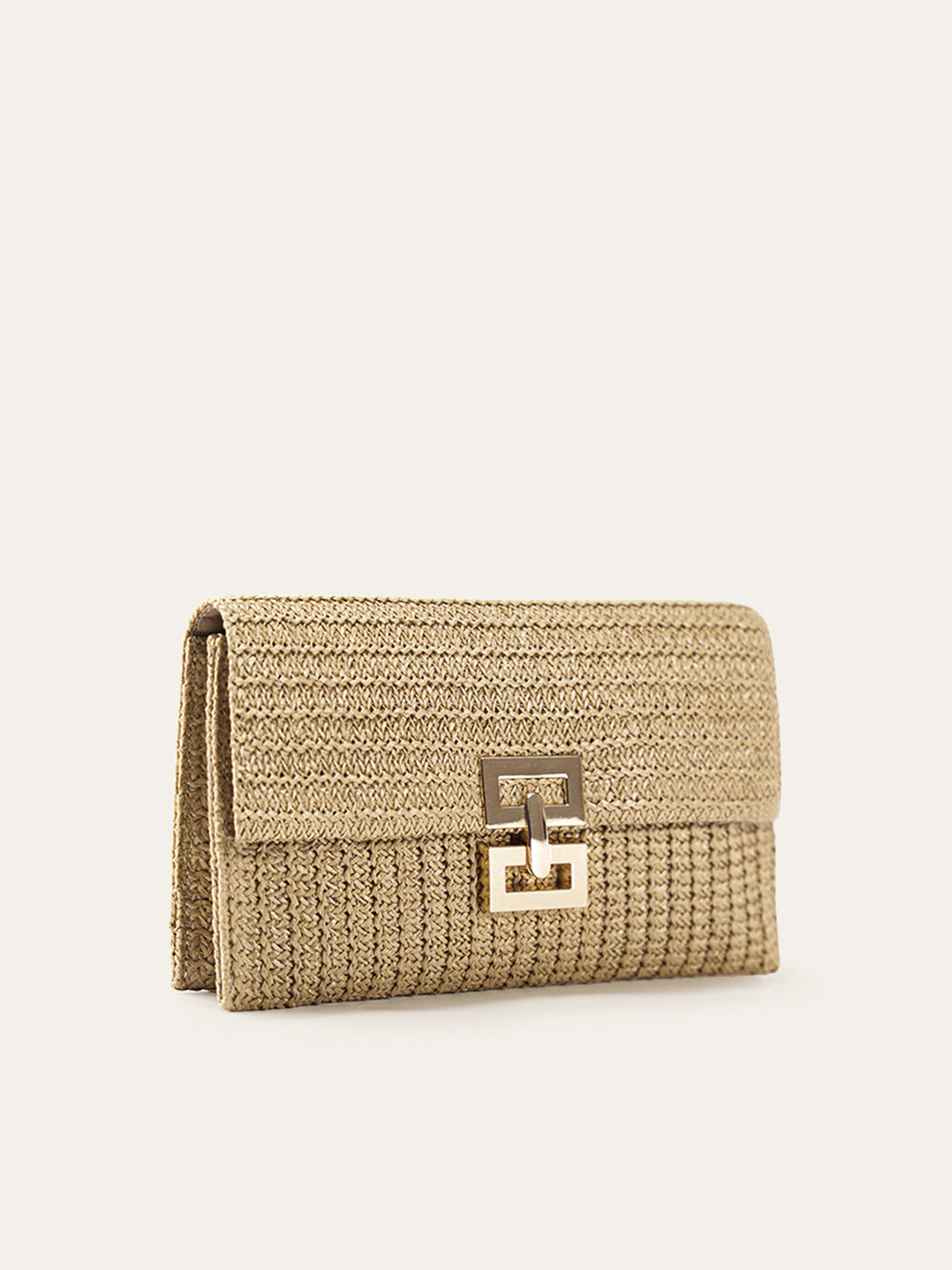 Sac à bandoulière à rabat avec chaîne tressée