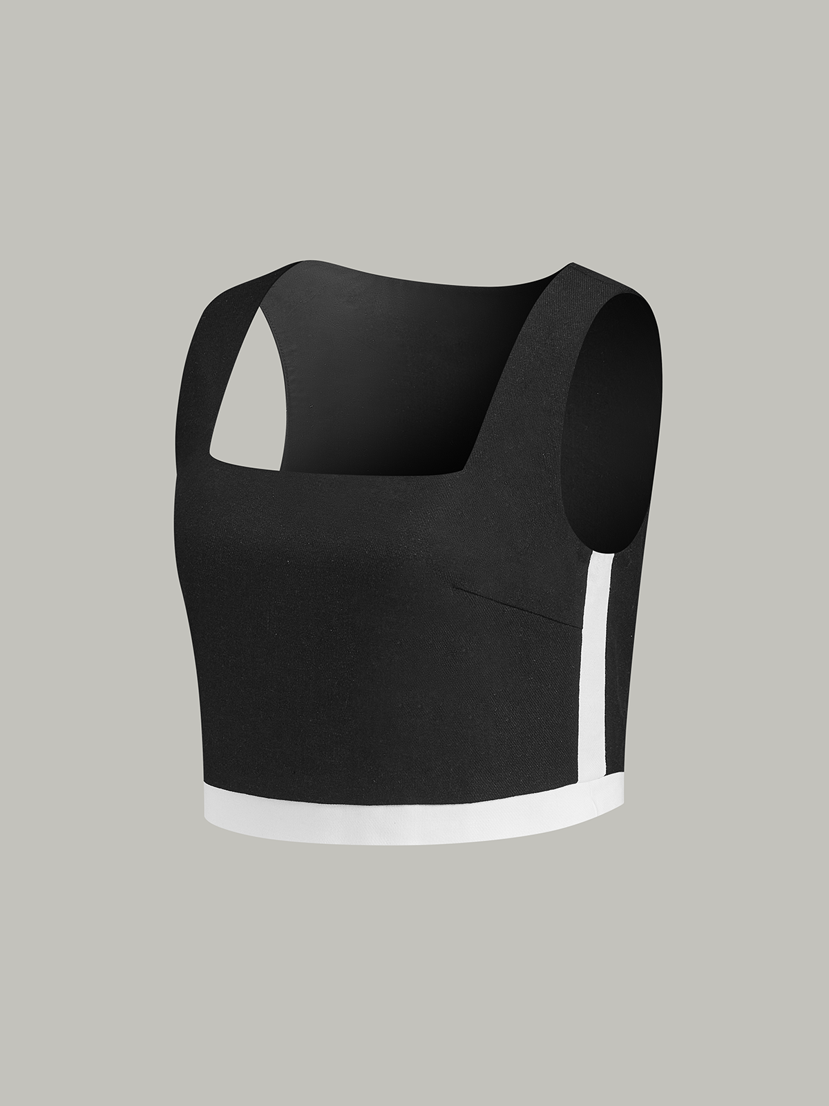 Ensemble jupe à bordure contrastée 