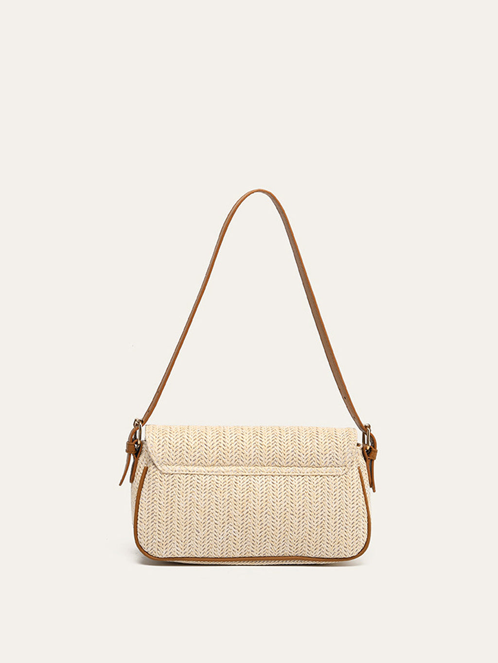 Sac à bandoulière en paille tressée