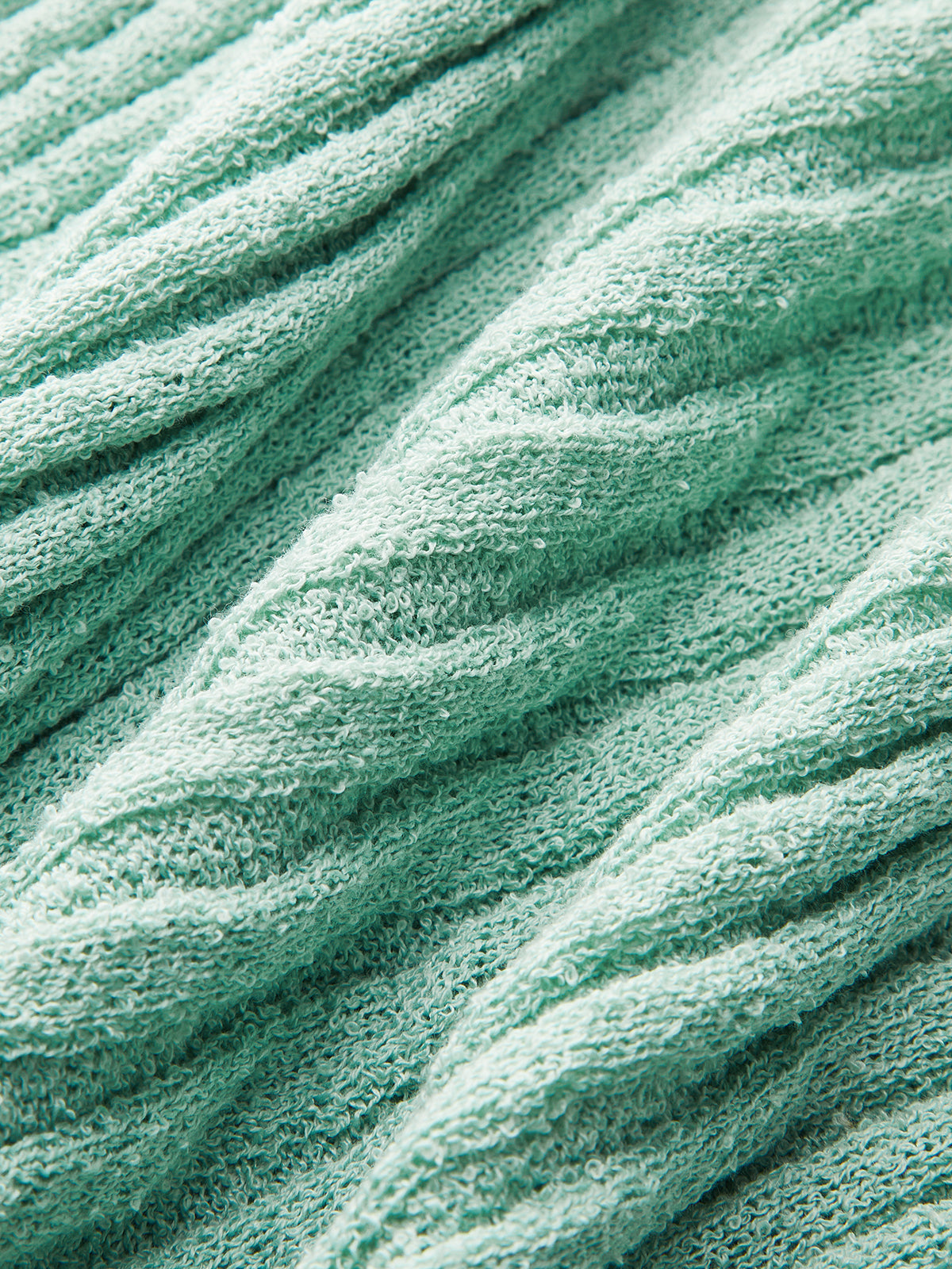 Ribbed Textured Knit Midi Dress with Polo Collar