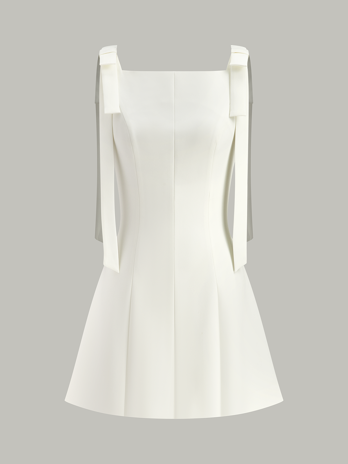 Bow-Strap Mini Dress