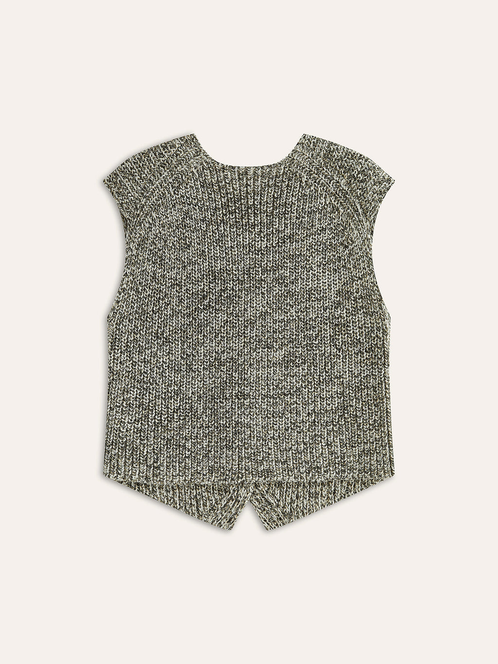 Strickweste mit Knopfleiste