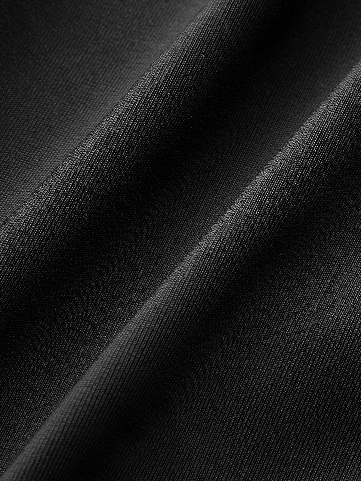 Einteiliger Badeanzug mit tiefem V-Ausschnitt und Raffungen 