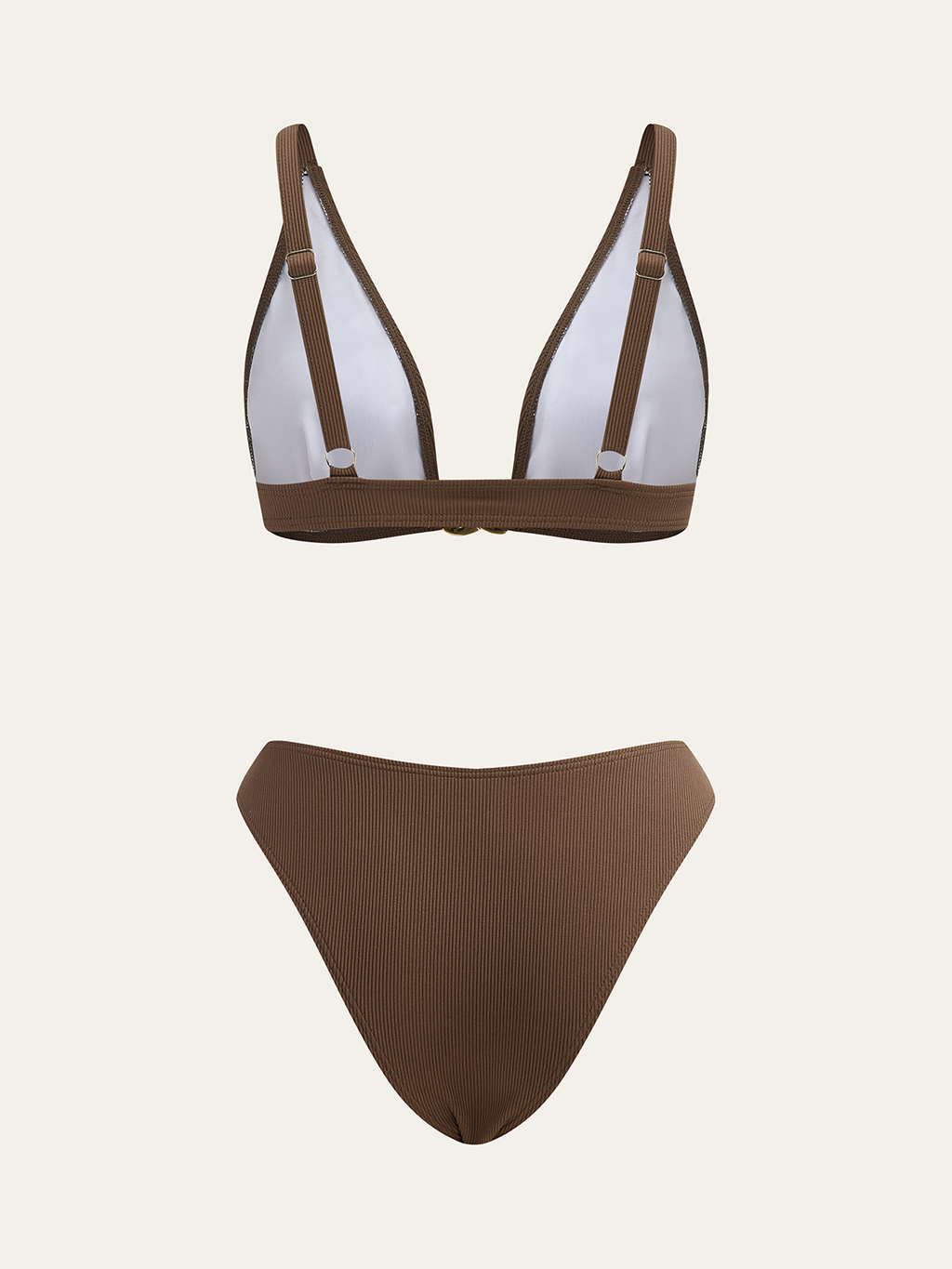 Ensemble bikini décor métallique