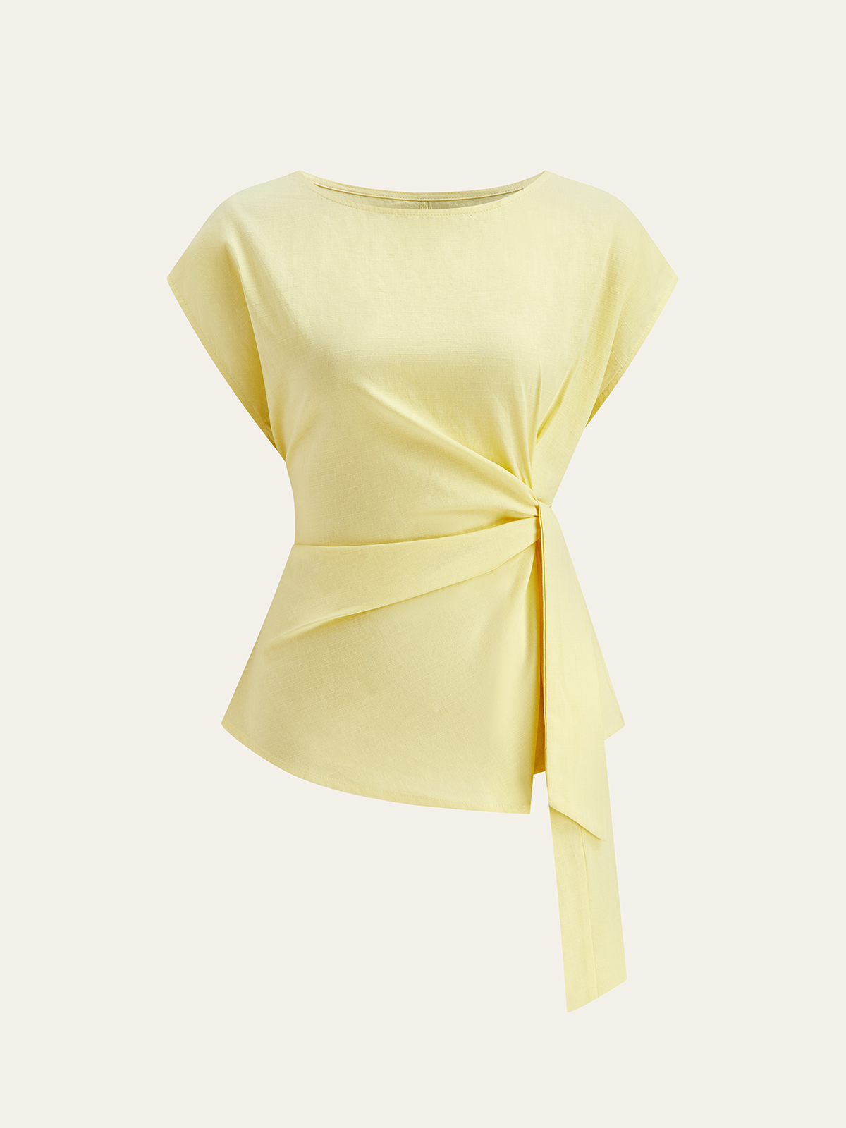 Asymmetrische Wickelblusen