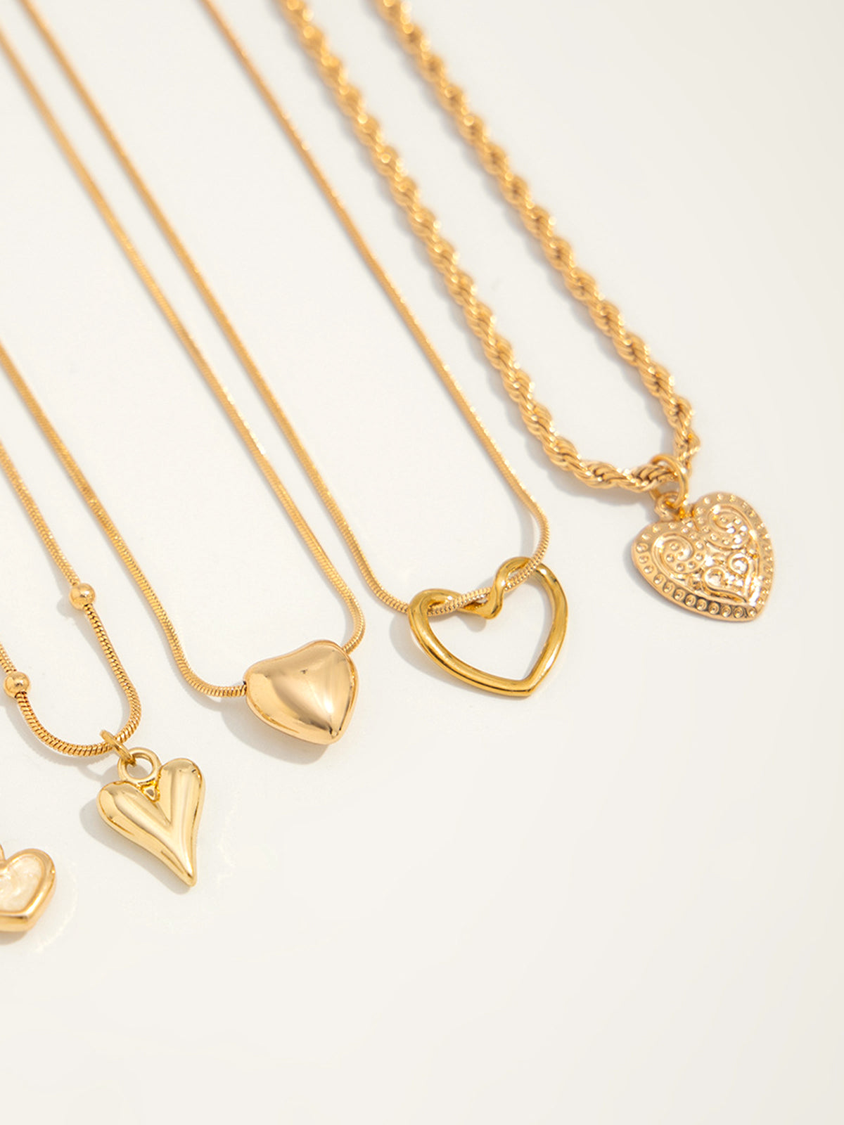 Layered Heart Necklaces