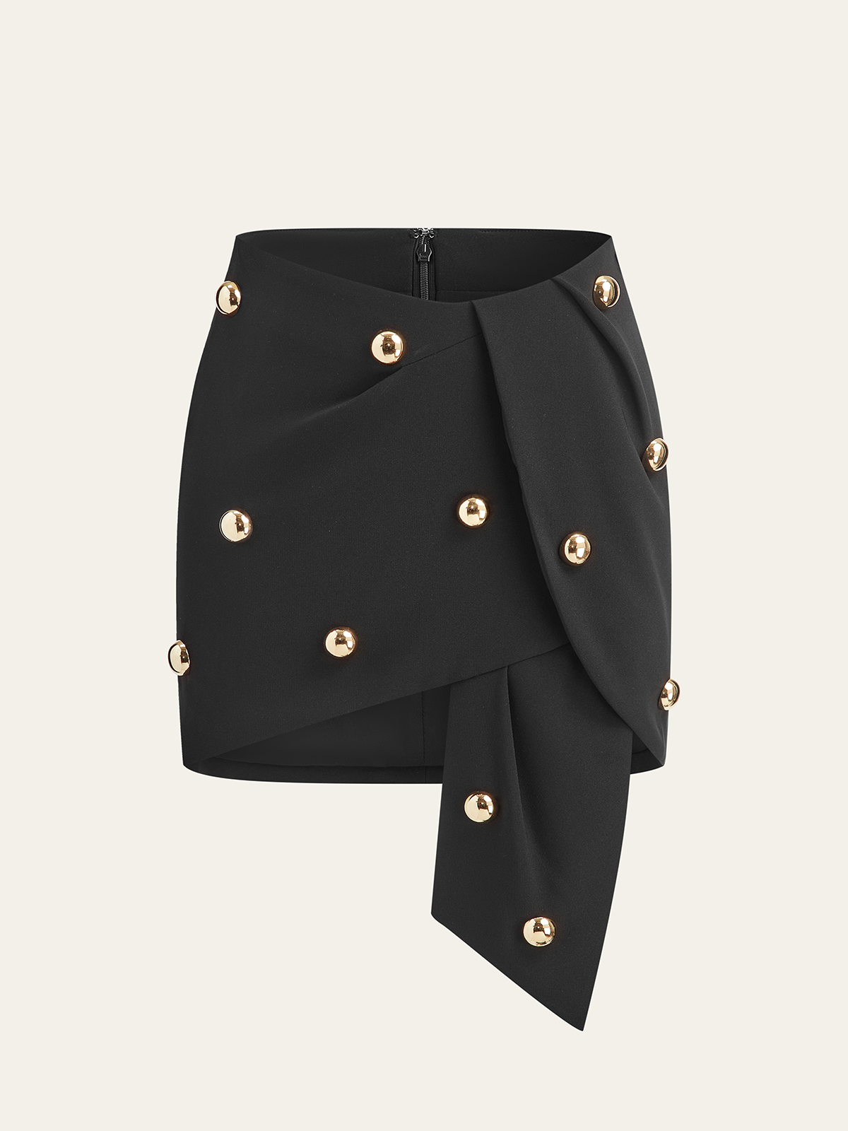 Asymmetrischer Metalldekor-Rock 