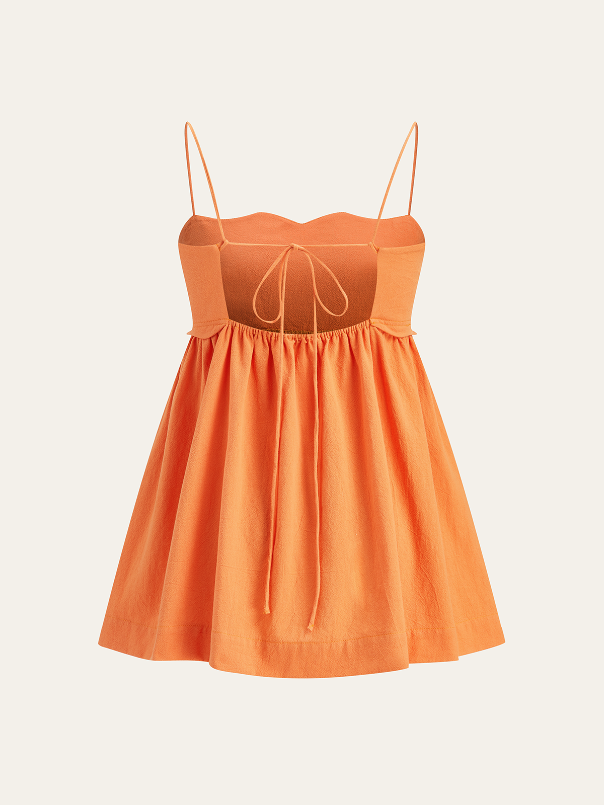 Ensemble caraco et short à ourlet festonné